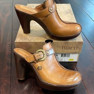 BORN Woman Comfort Shoes Clogs, Mules, high heels size 7